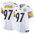 Pittsburgh Steelers #97 Cameron Heyward White F.U.S.E. With Walter Payton Patch Vapor Jersey