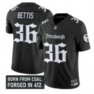 Jerome Bettis Jersey #36 Pittsburgh Steelers Gothic Steel City Edition Black