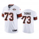 Browns Joe Thomas Vapor Limited White 75th Anniversary Jersey