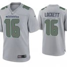 Seattle Seahawks #16 Tyler Lockett Gray Atmosphere Fashion Stitched Game Jersey