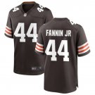 Mens Youths Kids Harold Fannin Jr Brown Vapor Stitched Jersey