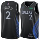 Men & Youth Dereck Lively II City Edition Stitched Basketball Black Jersey 2025-26