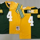 Brett Favre Green Bay Packers Split Throwback Retired Player Jersey Yellow Green