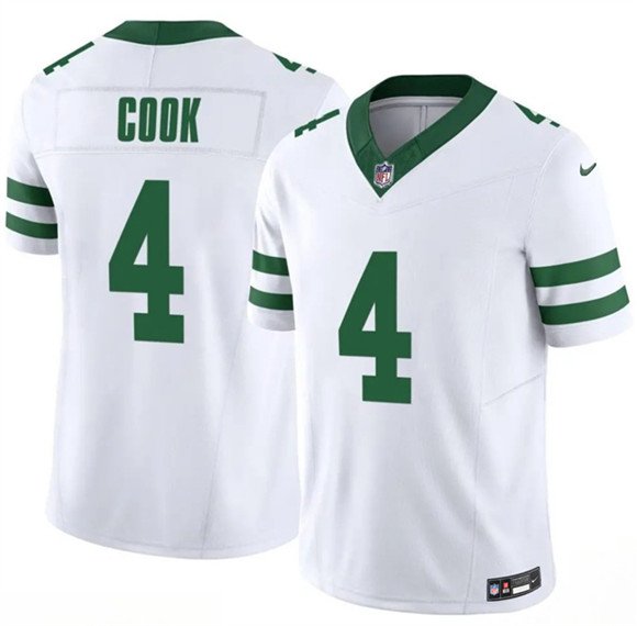 New York Jets #4 Brady Cook White 2025 F.U.S.E. Vapor Untouchable Limited Football Jersey