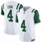 New York Jets #4 Brady Cook White 2025 F.U.S.E. Classic Alternate Vapor Jersey