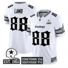 CeeDee Lamb Jersey #88 Dallas Cowboys Gothic Lone Star Edition Stitched White