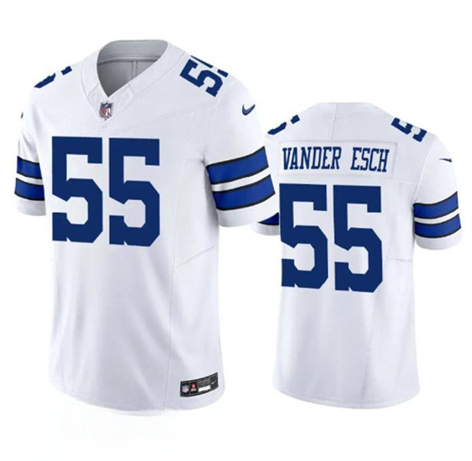 Cowboys #55 Leighton Vander Esch White F.U.S.E. Vapor Limited Jersey