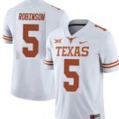 Texas Longhorns #5 Bijan Robinson Nike White NCAA College Football Jersey