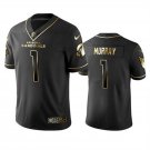 Arizona Cardinals #1 Kyler Murray Black Golden Edition Limited Stitched Jersey