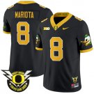 Oregon Ducks #8 Marcus Mariota Black Retro F.U.S.E. Limmited Football Game Jersey