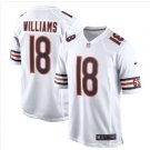 Chicago Bears #18 Caleb Williams White Game Vapor Football Jersey