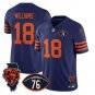 Caleb Williams Jersey #18 Honor Steve McMichael All Stitched Throwback