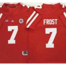 Nebraska Cornhuskers #7 Scott Frost Red Football Jersey