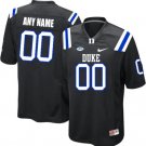 Custom Duke Blue Devils Jersey Name and Number NCAA College Football Black