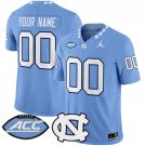 Mens Womens youth NORTH CAROLINA TAR HEELS Custom #00 College Jersey Blue