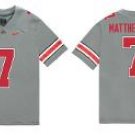 Men Ohio State Buckeyes #7 Jermaine Mathews Jr. Grey Stitched Jersey