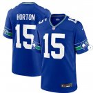 Men's Seattle Seahawks #15 Tory Horton Nike Royal Throwback F.U.S.E. Limited Jersey