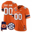 Custom Auburn Tigers Jersey Name Number Alabama Patch Vapor Stitched Orange