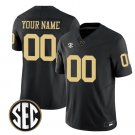 Custom Vanderbilt Commodores Name and Number Black College Football Stitched Jersey