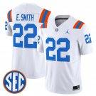 Emmitt Smith Jersey #22 Florida Gators 1960s Throwback Vapor Limited White