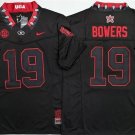 Mens Georgia Bulldogs #19 Brock Bowers Nike Blackout Football Limitd Jersey