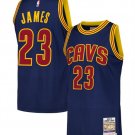 Men's Cleveland Cavaliers CAVS #23 LeBron James NBA Jersey Navy Blue