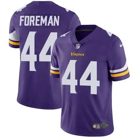 Minnesota Vikings #44 Chuck Foreman Purple Limited Stitched Jersey
