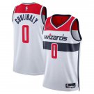 Washington Wizards #0 Bilal Coulibaly Nike White Association Edition Swingman Jersey