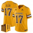 Josh Allen Jersey #17 Wyoming Cowboys 2025 Vapor Limited Jersey