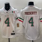 Dallas Cowboys #4 Dak Prescott 2024 Mexico White F.U.S.E. Stitched Football Jersey