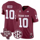 Marcel Reed Jersey #10 Texas A&M Aggies 2025 Vapor Stitched Maroon