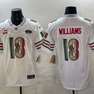 Men's Chicago Bears #18 Caleb Williams White Mexico F.U.S.E. With 2-star C Patch Football Jersey