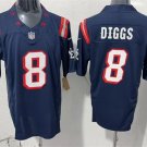 Mens New England Patriots #8 Stefon Diggs Navy Rivalries Replica F.U.S.E. Limited Jersey
