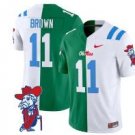 A.J. Brown Jersey #11 Ole Miss Rebels Split Vapor Limited
