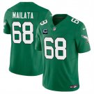 Philadelphia Eagles #68 Jordan Mailata Green F.U.S.E. With 2-Star C Patch Jersey