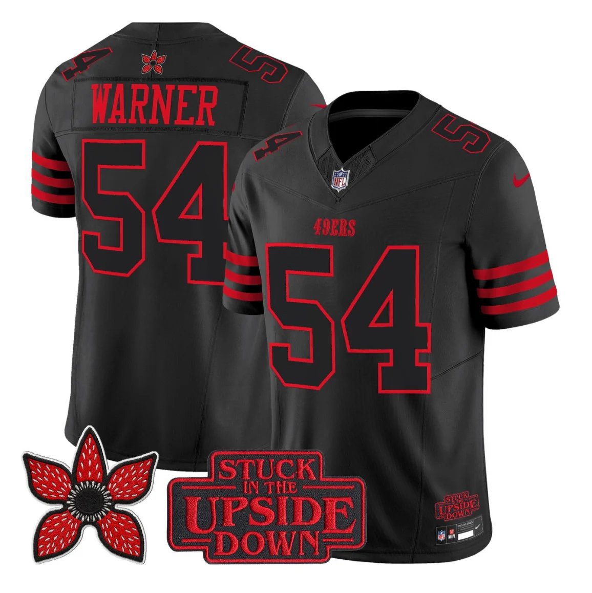 Fred Warner Jersey #54 Stranger Things Edition Vapor Limited Stitched