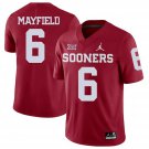 Oklahoma Sooners #6 Baker Mayfield Football Jersey Dark Red