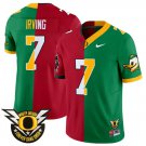 Bucky Irving Jersey #7 Oregon Ducks Split Vapor Limited Football Stitched