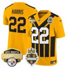 Najee Harris Jersey #22 AFC North Division Champions 2025 Stitched 1933 Throwback