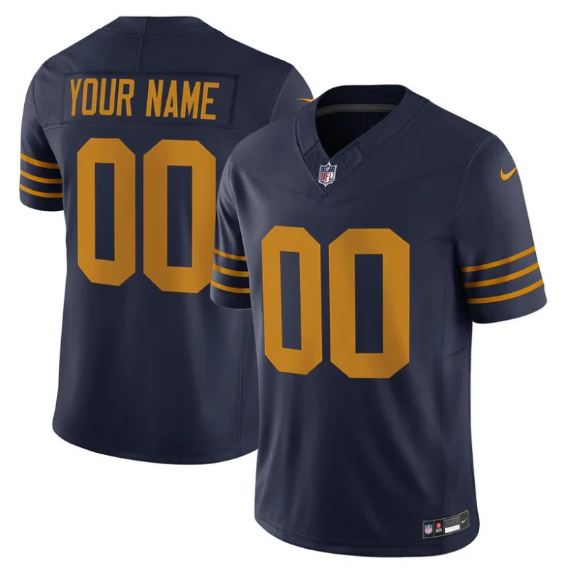 Custom Green Bay Packers Jersey The 1923 Classic Vapor Limited Stitched Navy