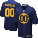Green Bay Packers Custom Navy Blue Limited Football Jersey