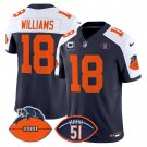 Caleb Williams F.U.S.E. With 1-star C Patch And Dick Butkus 51 Jersey Navy White
