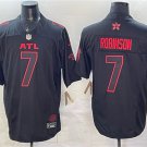 Falcons #7 Bijan Robinson Black 2025 F.U.S.E. Stranger Things Edition Vapor Limited Football Jersey