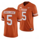 Texas Longhorn #5 Bijan Robinson College Football Jersey Stitched