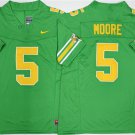 Men's Oregon Ducks #5 Dakorien Moore 2026 Green F.U.S.E. Stitched Jersey