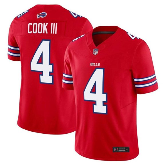 Buffalo Bills #4 James Cook III F.U.S.E. Vapor Limited Jersey Red