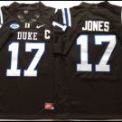 Duke Blue Devils #17 Daniel Jones Black College Football Jersey