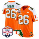 Sean Taylor Jersey #26 Miami Hurricanes 2026 Fiesta Bowl Florida Orange Alternat