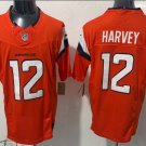 Denver Broncos #12 RJ Harvey Orange 2025 Draft F.U.S.E. Vapor Limited Football Jersey