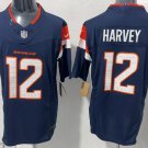 Denver Broncos #12 RJ Harvey Navy 2025 Draft F.U.S.E. Vapor Limited Football Jersey